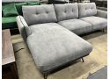 2 Seater Linen Fabric Sofa with Chaise - Naring